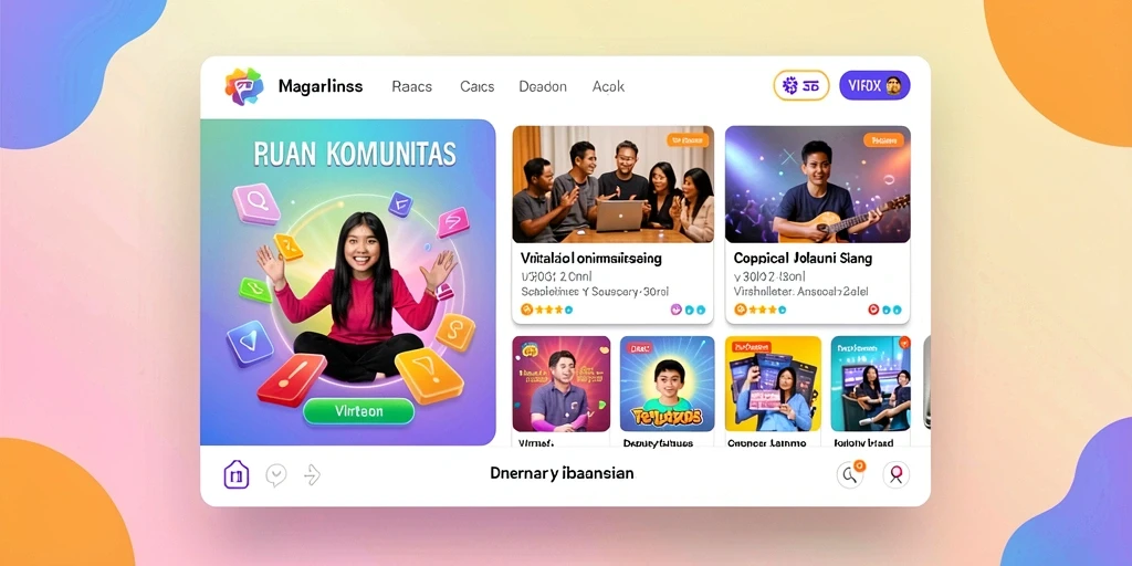 Tampilan antarmuka yang intuitif dan menarik.