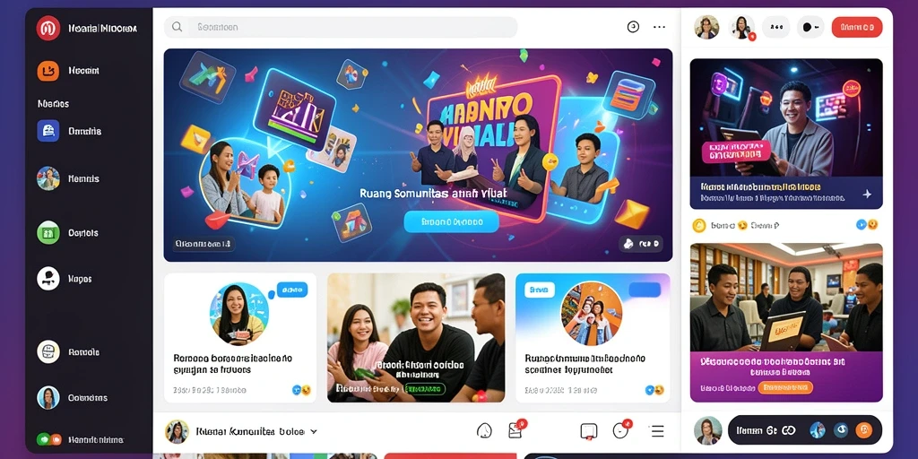 Tampilan antarmuka yang intuitif dan menarik.