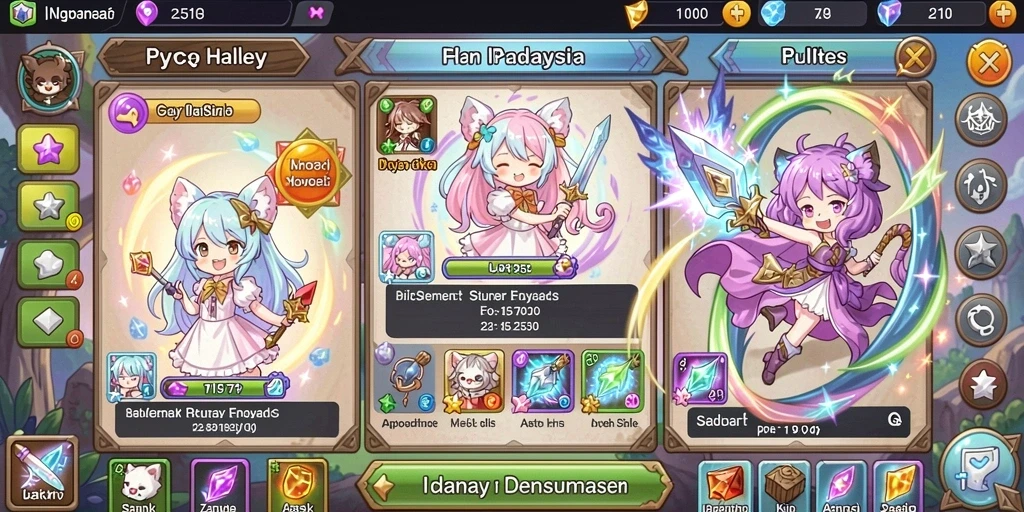 Screenshot menampilkan berbagai pilihan permainan yang tersedia.