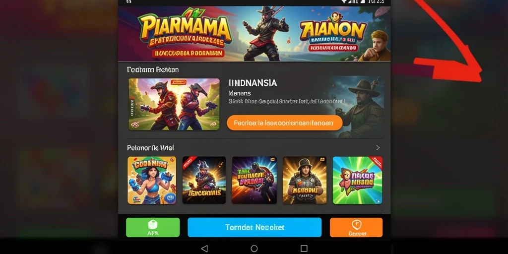 Tampilan menu utama yang menarik dan intuitif.