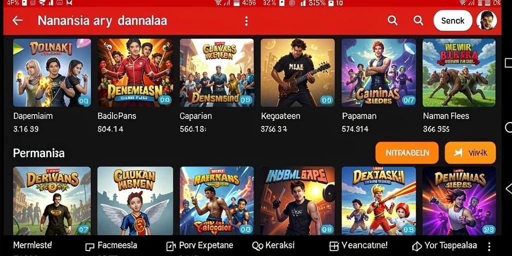 Screenshot menunjukkan grafis menakjubkan dalam permainan.