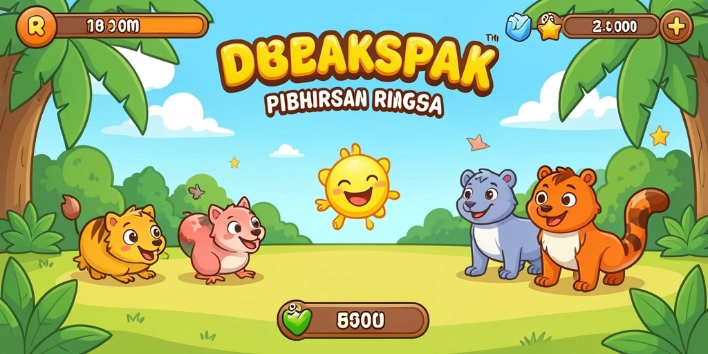 Screenshot menunjukkan antarmuka pengguna yang rapi dan menarik.