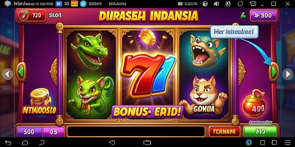 Tampilan awal game dengan desain menarik.