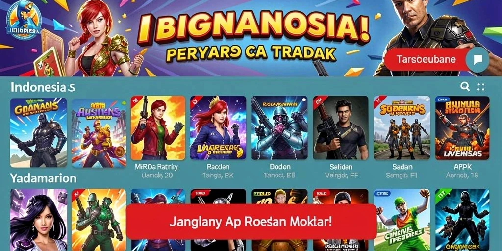 Tampilan awal aplikasi KAMARTOTO yang menarik.
