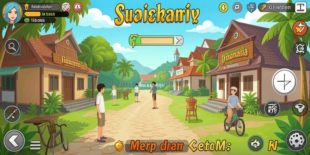 Tampilan utama dengan berbagai pilihan mesin slot.