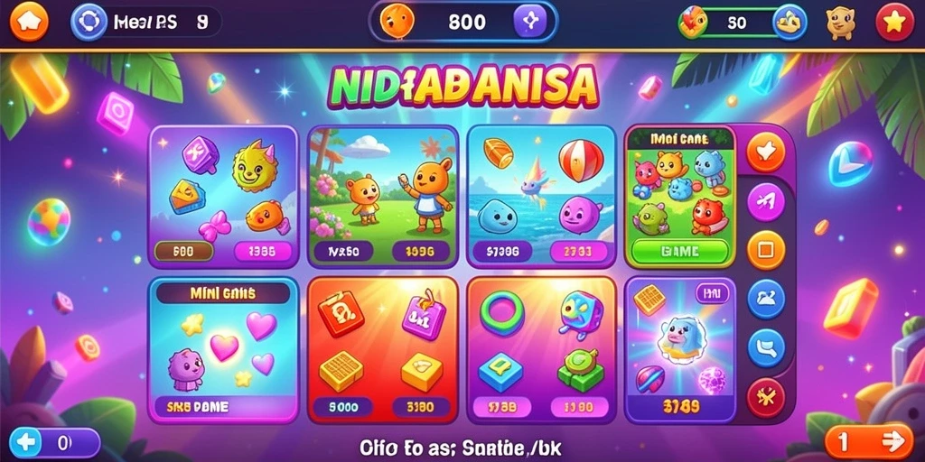 Tampilan awal permainan MANDALA77 yang menarik.
