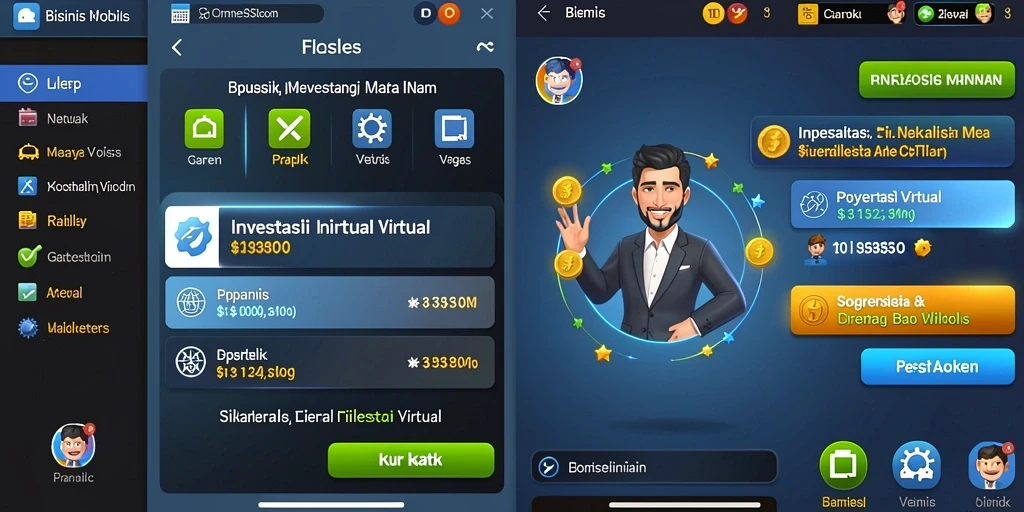 Tampilan gameplay yang menawan dan interaktif.