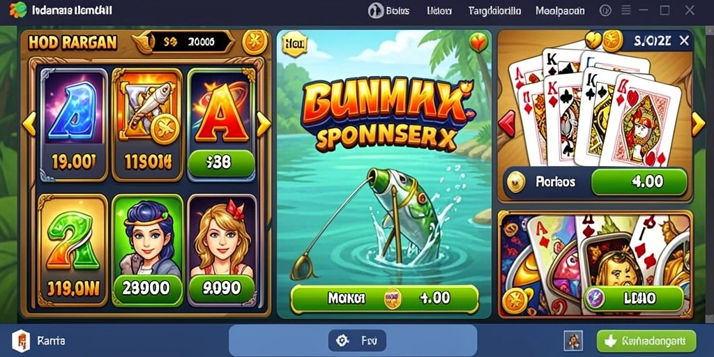 Tampilan awal permainan yang menarik.