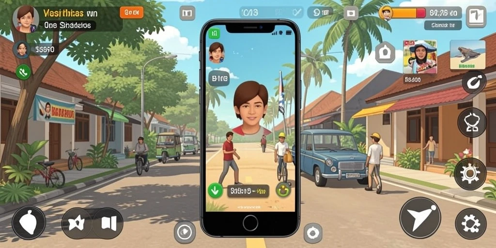 Screenshot menunjukkan karakter baru yang menarik.