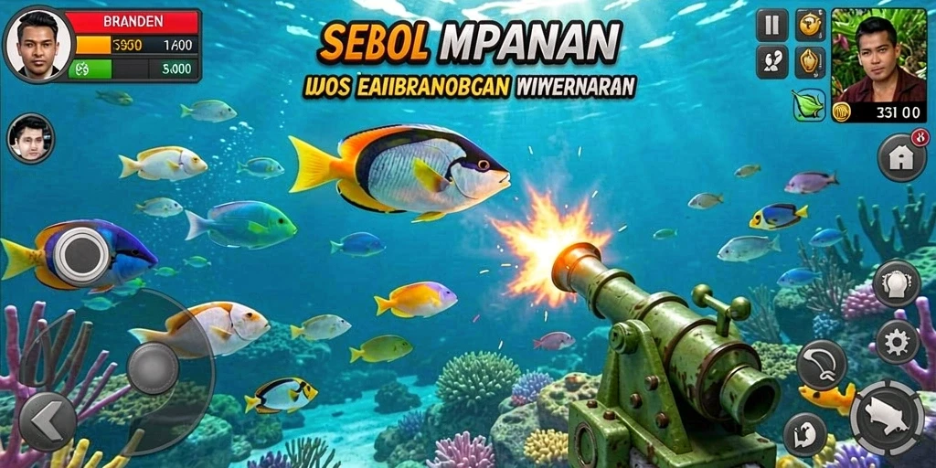 Tampilan menu utama yang menarik dan intuitif.